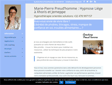 Tablet Screenshot of hypnose-liege.com